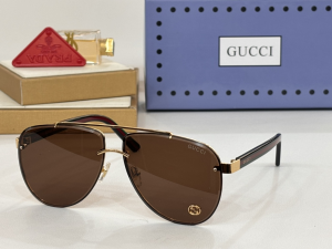 Gucci Aviator Eyewear Sunglasses GG1418S Brown Gucci Aviator Eyewear Sunglasses GG1418S Brown