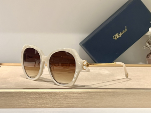 Chopard Round Eyewear Sunglasses SCH354V White Chopard Round Eyewear Sunglasses SCH354V White