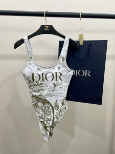 Dior White One Piece Swimsuit
