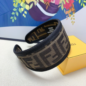 Fendi FF Logo Logo Headband Beige
