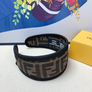 Fendi FF Logo Logo Headband Beige