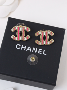 Chanel CC Logo Earrings
