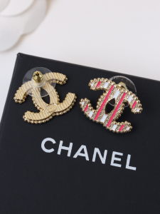Chanel CC Logo Earrings