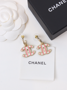 Chanel CC Logo Earrings