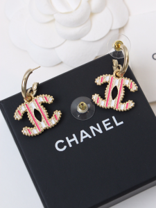 Chanel CC Logo Earrings