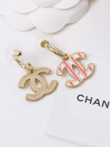 Chanel CC Logo Earrings
