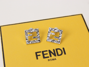 Fendi Forever FF Studded Earrings