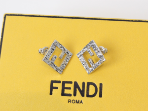 Fendi Forever FF Studded Earrings