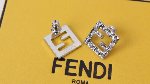Fendi Forever FF Studded Earrings