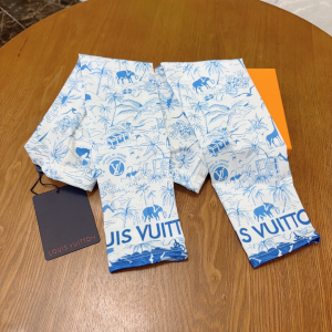 Dior Silk Long Fingerless Gloves Blue