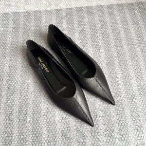 Jacquemus Les Cubisto Black Calf Leather Ballet Flats Jacquemus Les Cubisto Black Calf Leather Ballet Flats