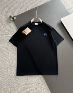 Burberry Black Cotton T Shirt