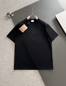 Burberry Black Cotton T Shirt