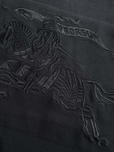 Burberry Black Cotton T Shirt