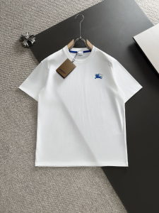 Burberry White Cotton T Shirt