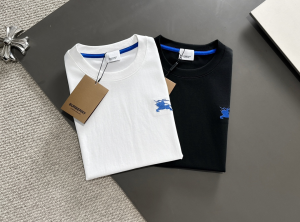 Burberry White Cotton T Shirt