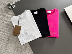 Burberry White Cotton T Shirt