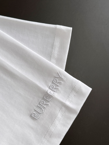 Burberry White Cotton T Shirt