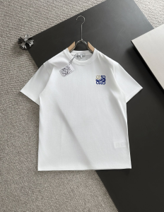Loewe Anagram White Cotton T Shirt