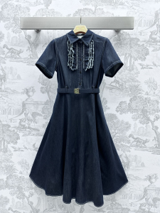 Miu Miu Denim Blue Dress