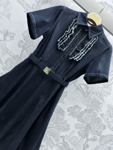 Miu Miu Denim Blue Dress