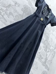 Miu Miu Denim Blue Dress