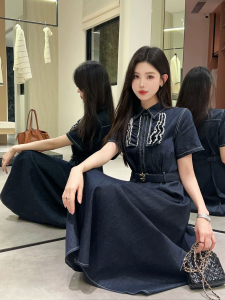 Miu Miu Denim Blue Dress