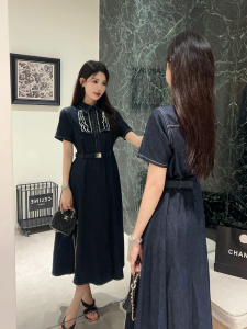 Miu Miu Denim Blue Dress