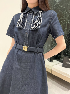 Miu Miu Denim Blue Dress