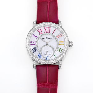Blancpain Valentines Ladybird Colors Manfredi Jewels Diamonds Watch White Red Blancpain Valentines Ladybird Colors Manfredi Jewels Diamonds Watch White Red