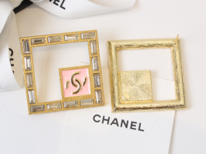 Chanel CC Square Earrings
