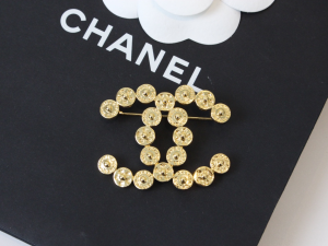 Chanel Multi Button CC Logo Gold Brooch