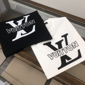 Louis Vuitton LV Black Cotton T Shirt