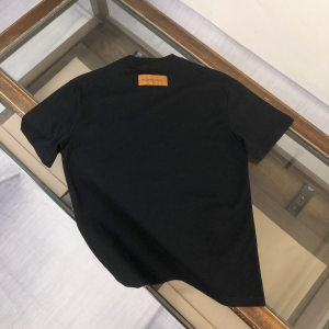 Louis Vuitton LV Black Cotton T Shirt