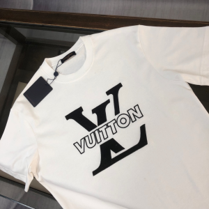 Louis Vuitton LV White Cotton T Shirt