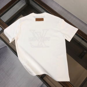 Louis Vuitton LV White Cotton T Shirt