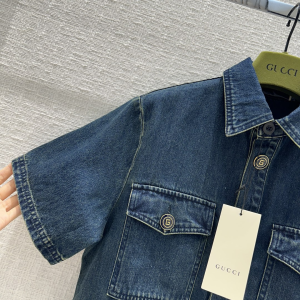 Gucci organic Denim Blue Dress