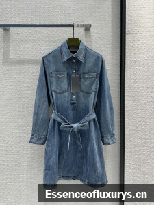 Gucci organic Denim Blue Dress with Horsebit Gucci organic Denim Blue Dress with Horsebit