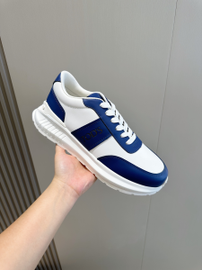 Tods White Blue Calf Leather Low Top Sneakers Tods White Blue Calf Leather Low Top Sneakers