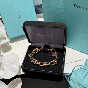 Tiffany Small Link Bracelet Rose Gold