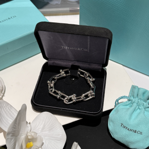 Tiffany Small Link Bracelet White Gold