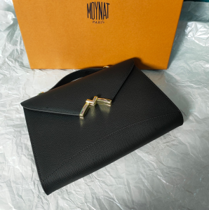 Moynat Gabrielle Clutch Leather Bag Black Moynat Gabrielle Clutch Leather Bag Black