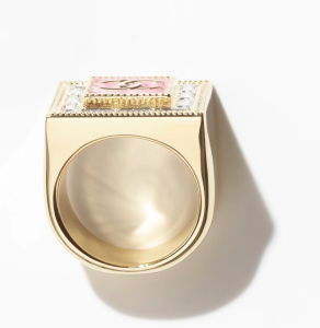 Chanel CC Logo Square Rings