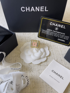 Chanel CC Logo Square Rings