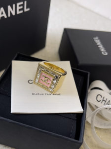 Chanel CC Logo Square Rings