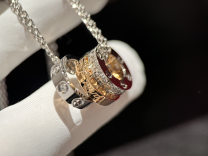 Cartier Love 3 Ring Pendant Necklaces