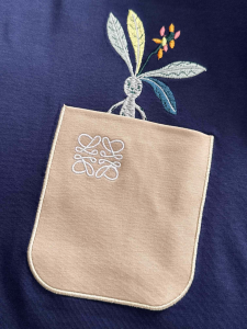 Loewe Blue Cotton T Shirt