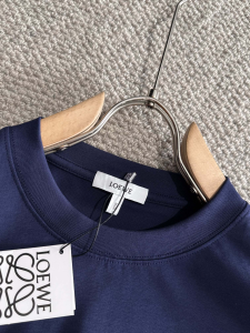 Loewe Blue Cotton T Shirt