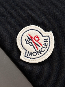 Moncler Black Cotton T Shirt