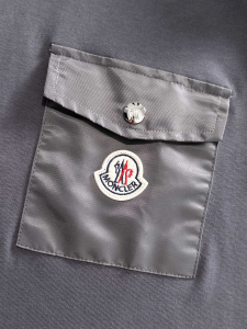 Moncler Grey Cotton T Shirt